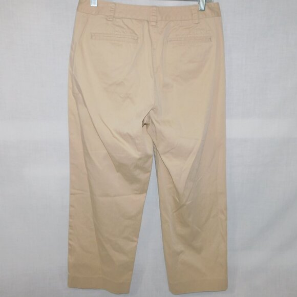 Liz Claiborne Liz Golf LizGolf Womens 6 Tan Crop Chino Audra Golf Pant - Picture 7 of 7